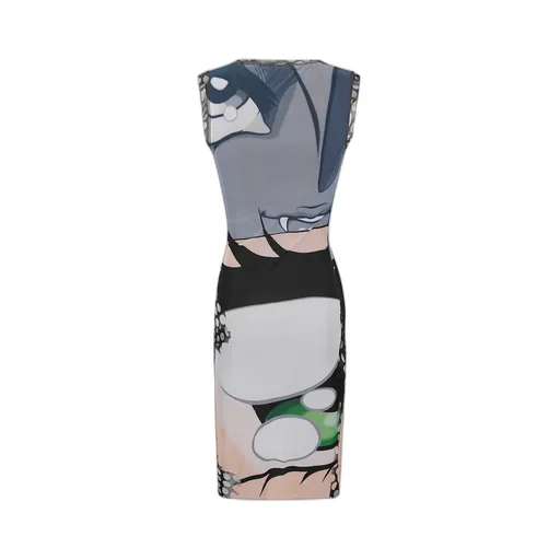Ottolinger Julien Ceccaldi Printed Midi Dress