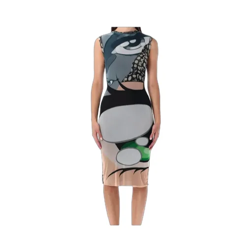 Ottolinger Julien Ceccaldi Printed Midi Dress