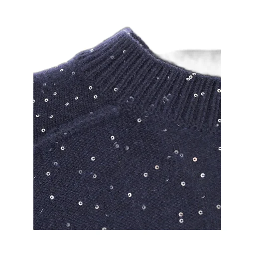 Sequined Long-Sleeved Sweater