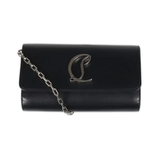 Loubi54 Logo-Plaque Chain Wallet
