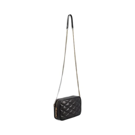 Logo Plaque Zip-Up Shoulder Bag