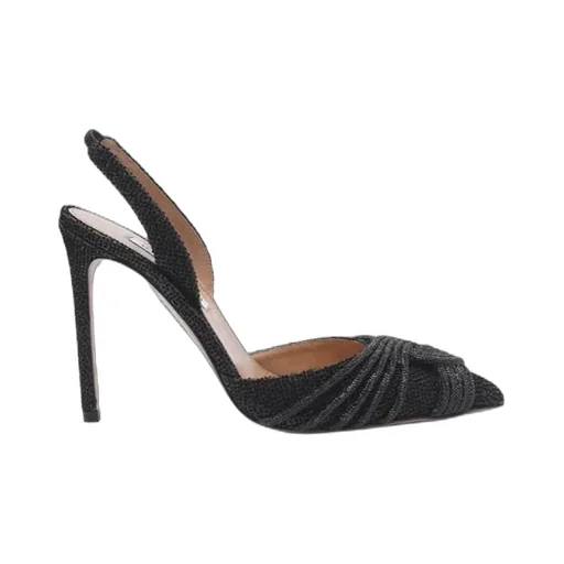 120Mm Pointed-Toe Slingback Pumps