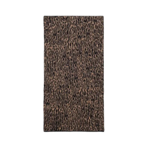Saint Laurent Leopard Knitted Scarf