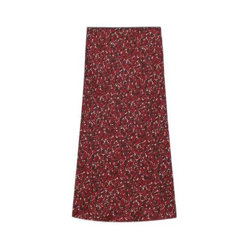 Midi Skirt In Spotted Silk Muslin