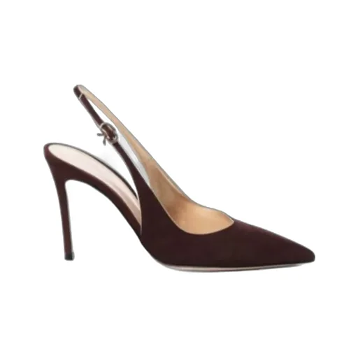 Slingback High-Heeled Sandals