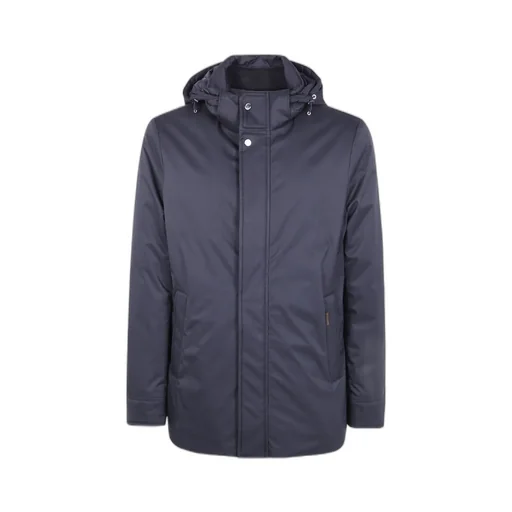 Hooded Zip-Fastening Jacket