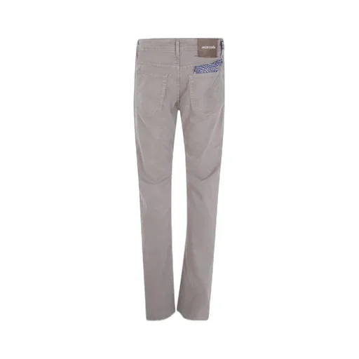 Embroidered-Pocket Trousers