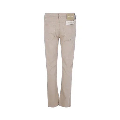Embroidered-Pocket Trousers