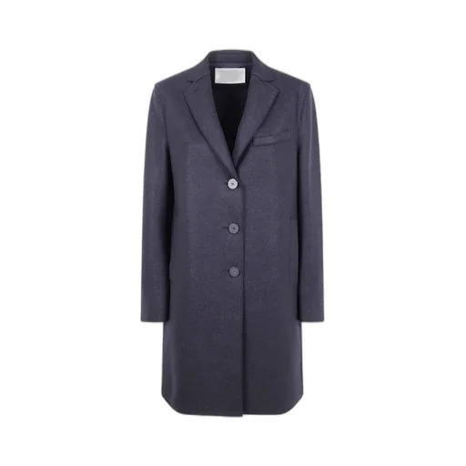 Button-Fastening Wool Coat
