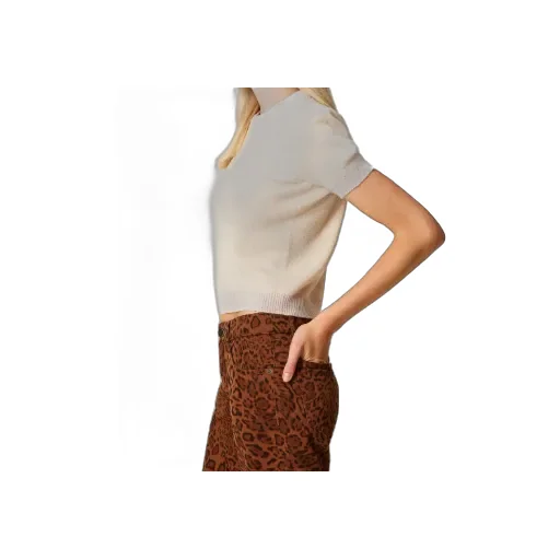 Puff-Sleeve Wool Sweater