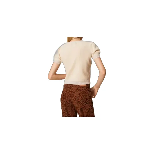 Puff-Sleeve Wool Sweater