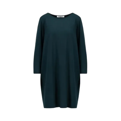 Long-Sleeved Wool Day Dress