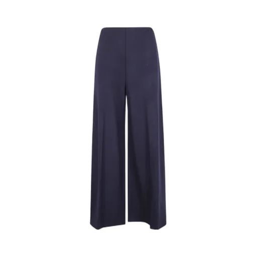 Wide-Leg Wool Trousers
