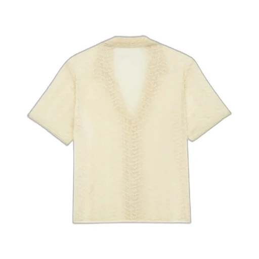 Saint Laurent Two-Piece Short-Sleeved Pajama Set