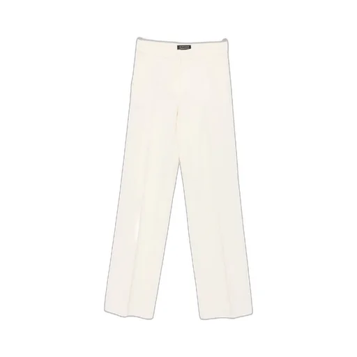 Wool Straight-Leg Trousers