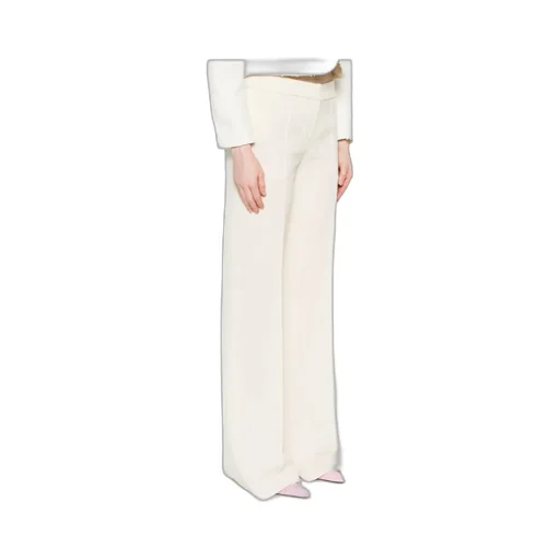 Wool Straight-Leg Trousers