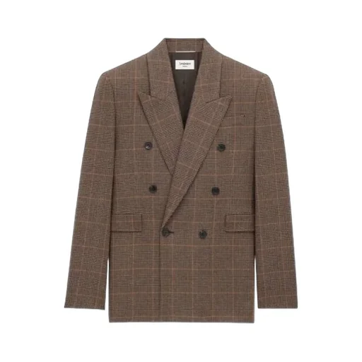 Jacket In Prince Of Wales Wool