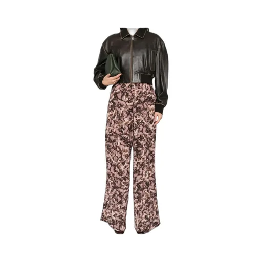 Patterned Casual Pants