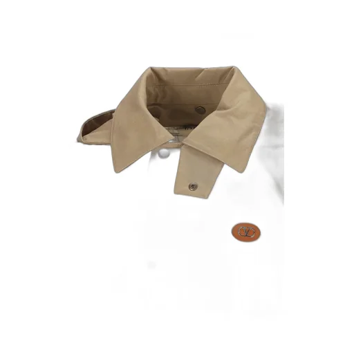 Hooded Logo-Plaque Coat