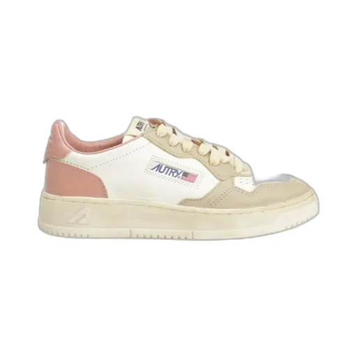 Action Leather Panelled Sneakers