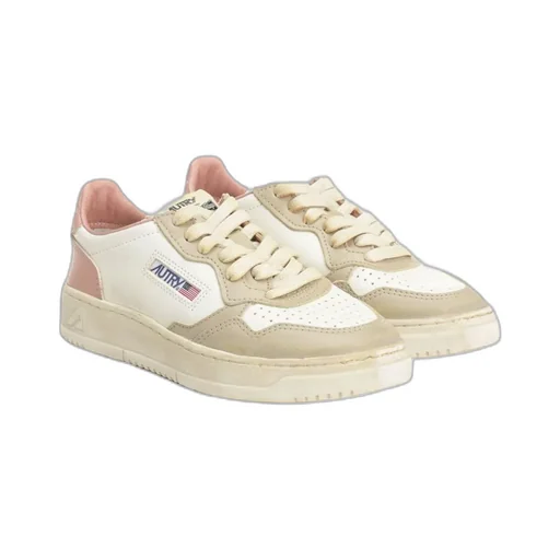Action Leather Panelled Sneakers