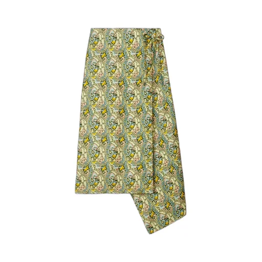 Printed Asymmetric Skirt