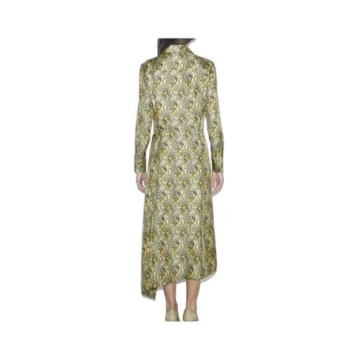 Paisley-Print Wrap Dress