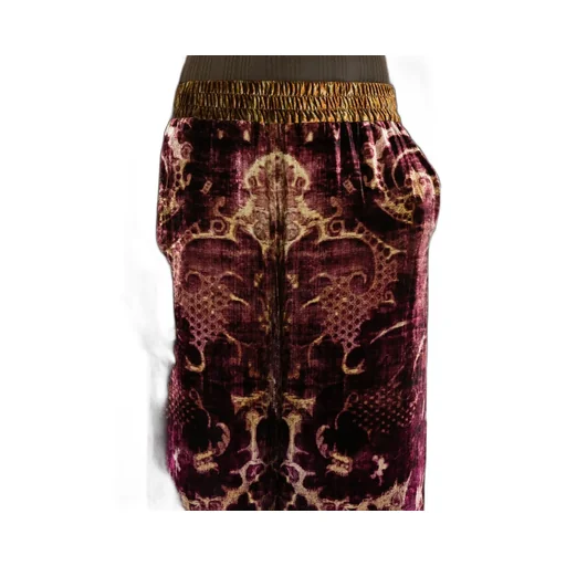 Elastic Waist Wide-Leg Pants