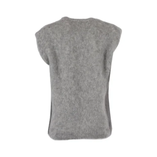 Forte Forte Sleeveless Cropped Knitted Tank Top