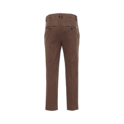 Button-Front Straight Trousers