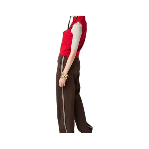 Sleeveless Cashmere Polo Shirt