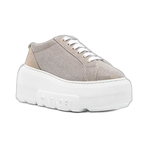 Platform Lace-Up Sneakers