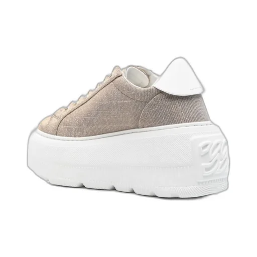 Platform Lace-Up Sneakers