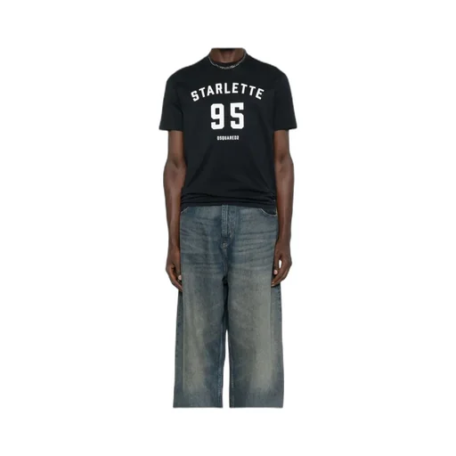 Lettering-Print T-Shirt