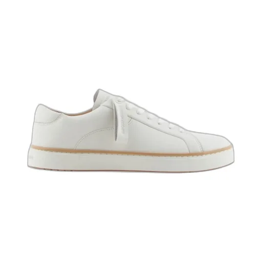 Leather Lace-Up Sneakers