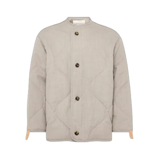 Quilted Button Coat