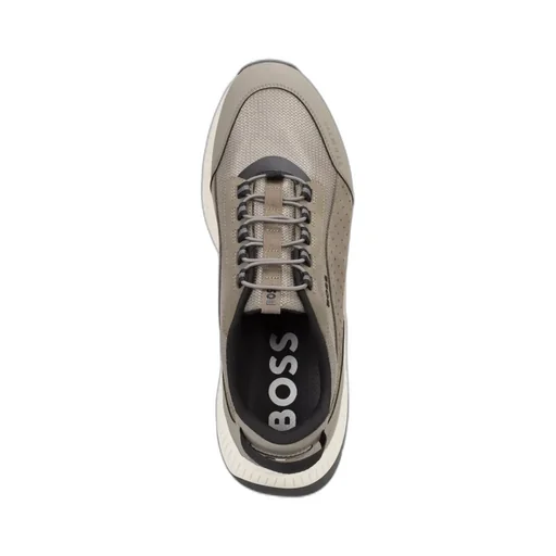 Perforated Lace-Up Sneakers