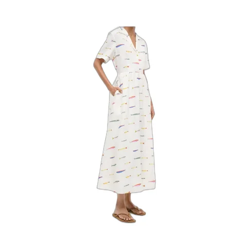 Meryl Linen Maxi Shirt Dress