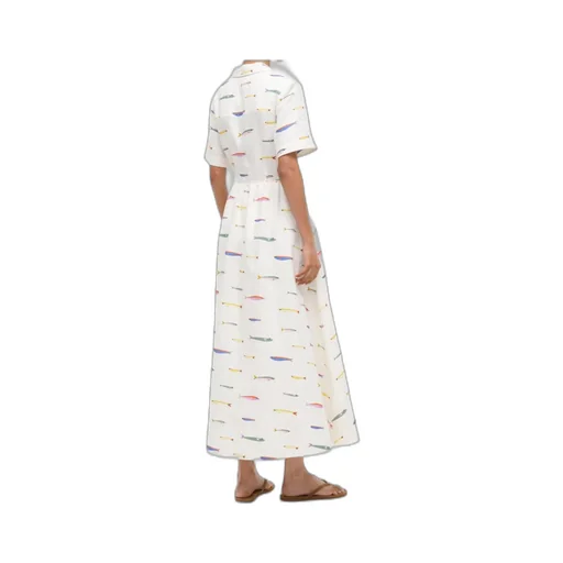Meryl Linen Maxi Shirt Dress