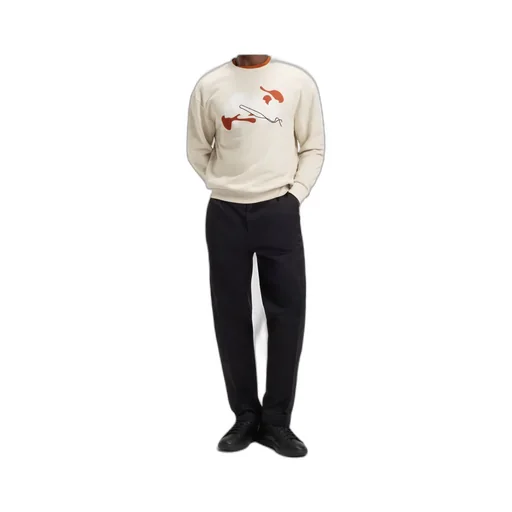 Abstract-Print Sweatshirt