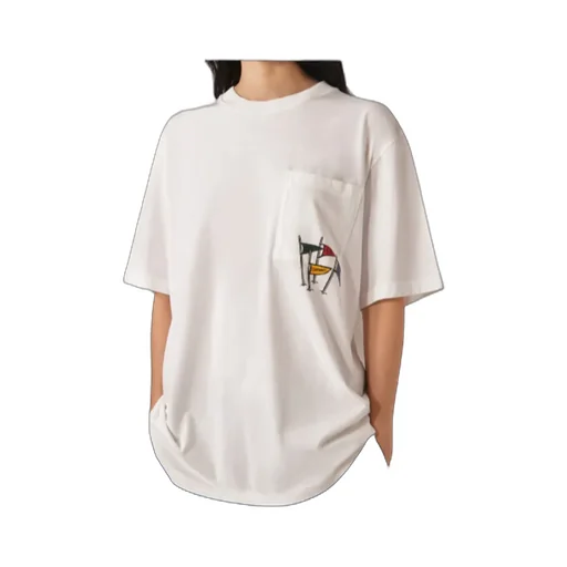 Flag-Print Crew-Neck T-Shirt