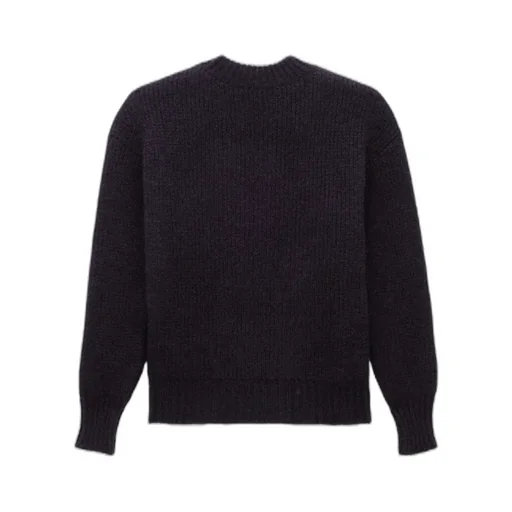 Ribbed Crew-Neck Sweater