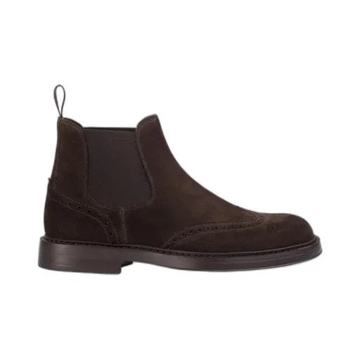 Doucal's Round Toe Ankle Boots