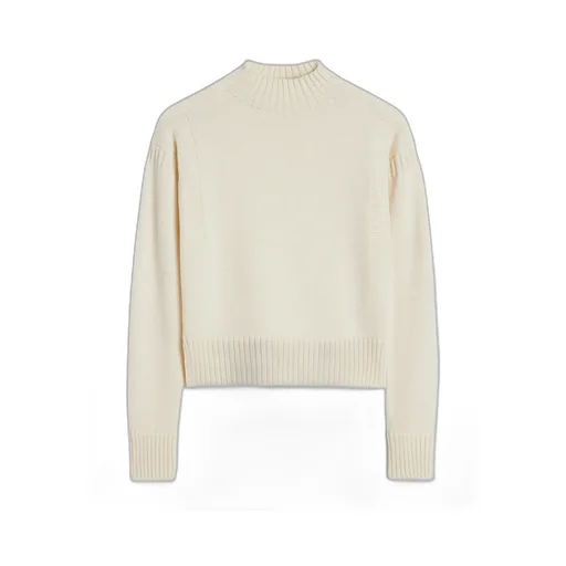 Wool Mock-Neck Sweater