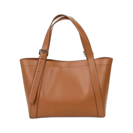 Logo Belt Crossbody Tote Bag