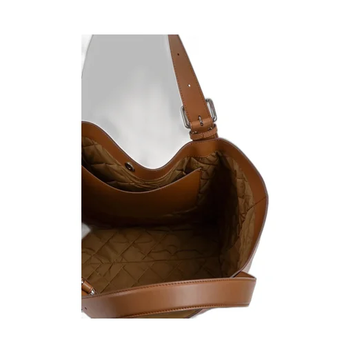 Logo Belt Crossbody Tote Bag