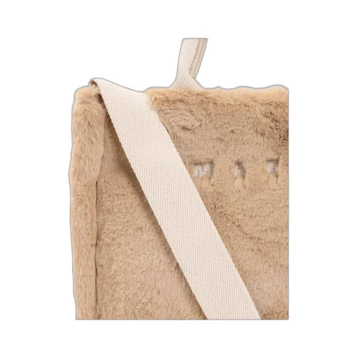Faux-Fur Top-Handle Tote Bag
