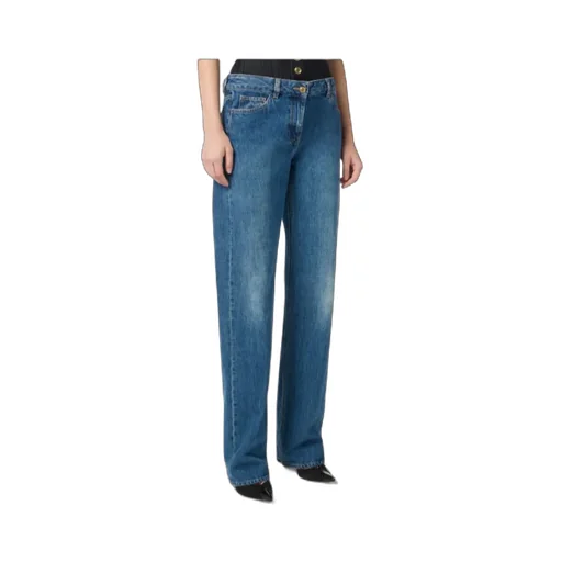 Corset-Waistband Jeans