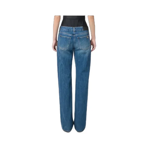 Corset-Waistband Jeans