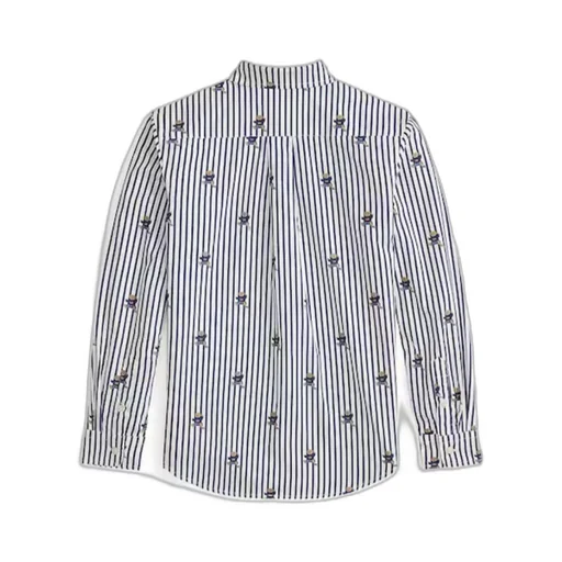 Polo Ralph Lauren Kids Striped Bear Print Shirt